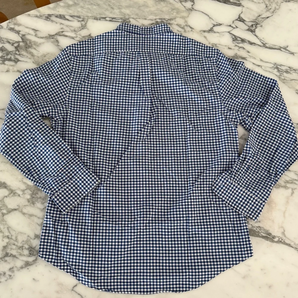 Polo Ralph Lauren Cotton Men's Blue long sleeve shirt,‎  XXL